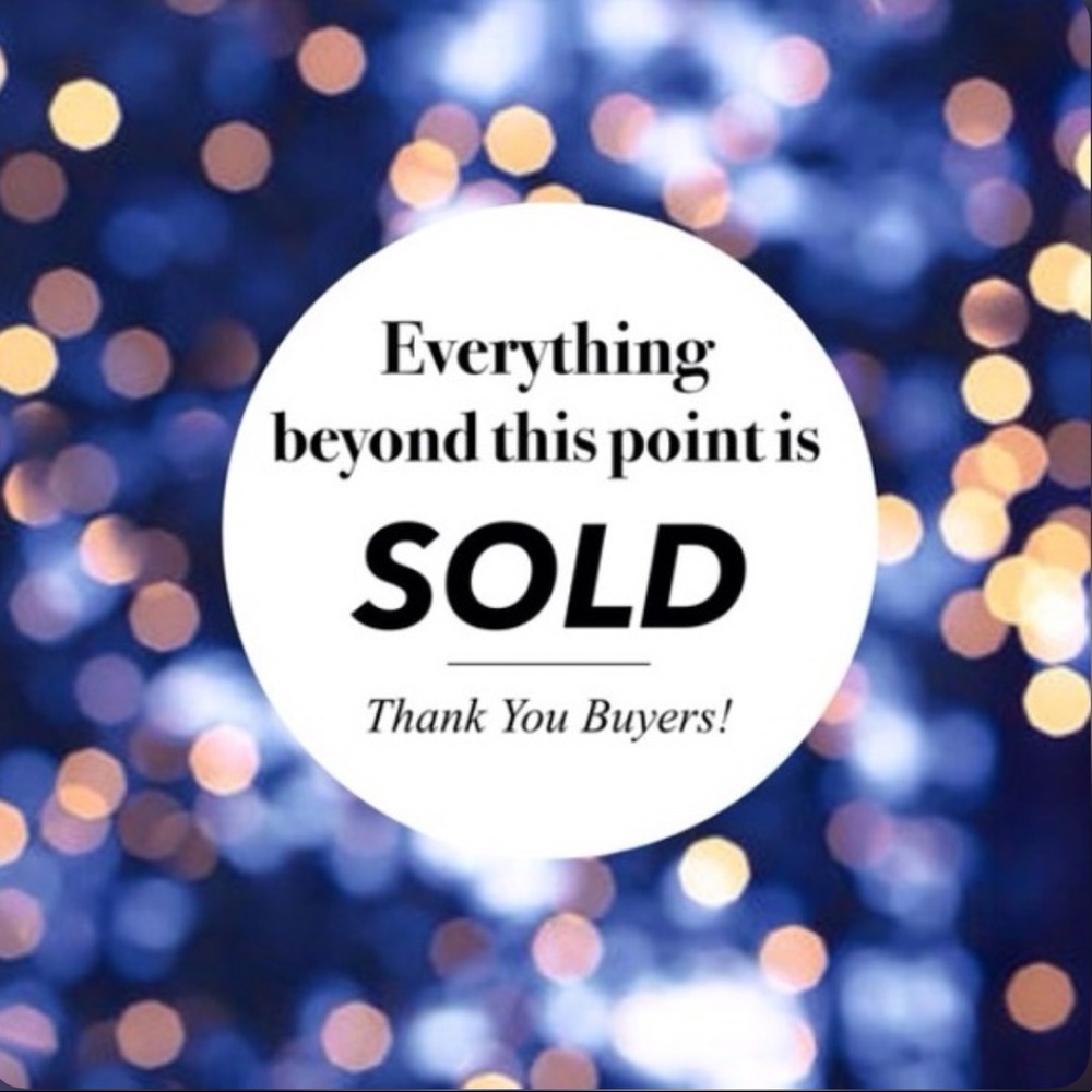 ✨Everything beyond this point has been sold!✨